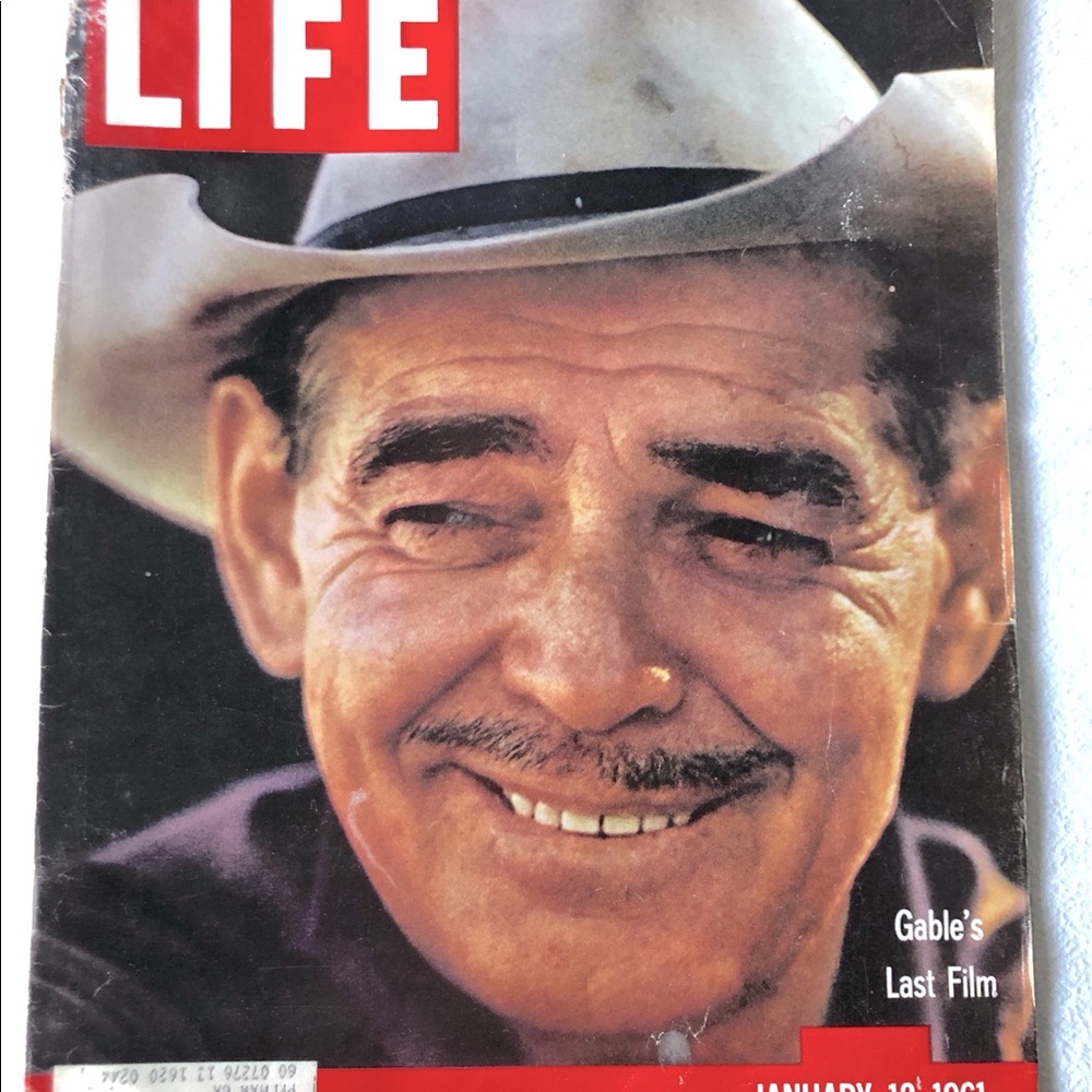 Lifetime Magazine Headlines Clark Gable